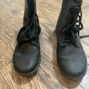 Dr. Martens Black Leather Boots